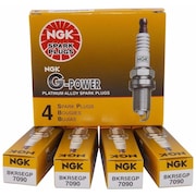 NGK Ignition Spark Plug for BKR5EGP, 4 Box N12-7090